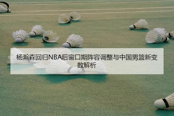 杨瀚森回归NBA后窗口期阵容调整与中国男篮新变数解析